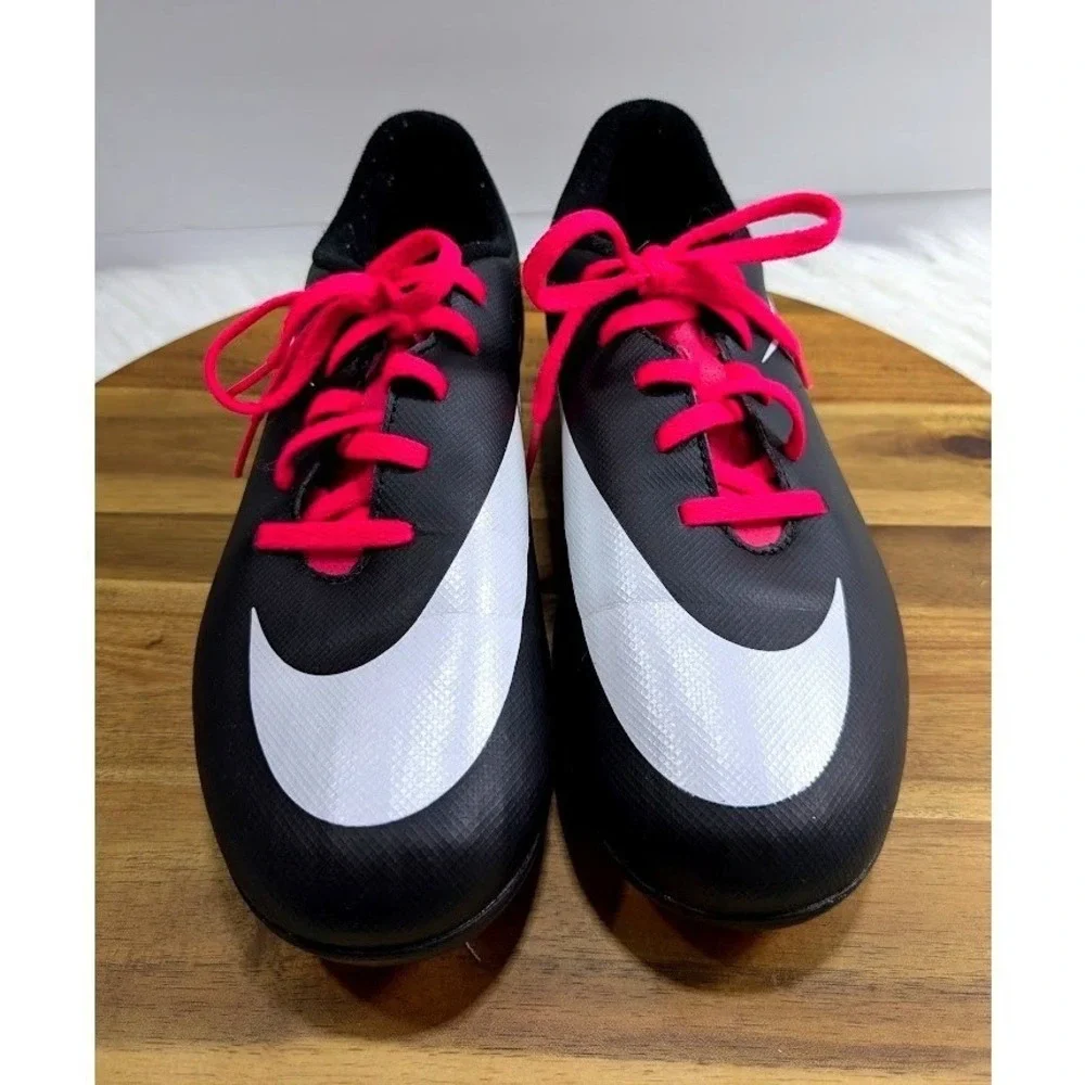 Nike Mercurial‎ Victory V FG Youth Soccer Cleats 5Y Black Pink White 749906-016